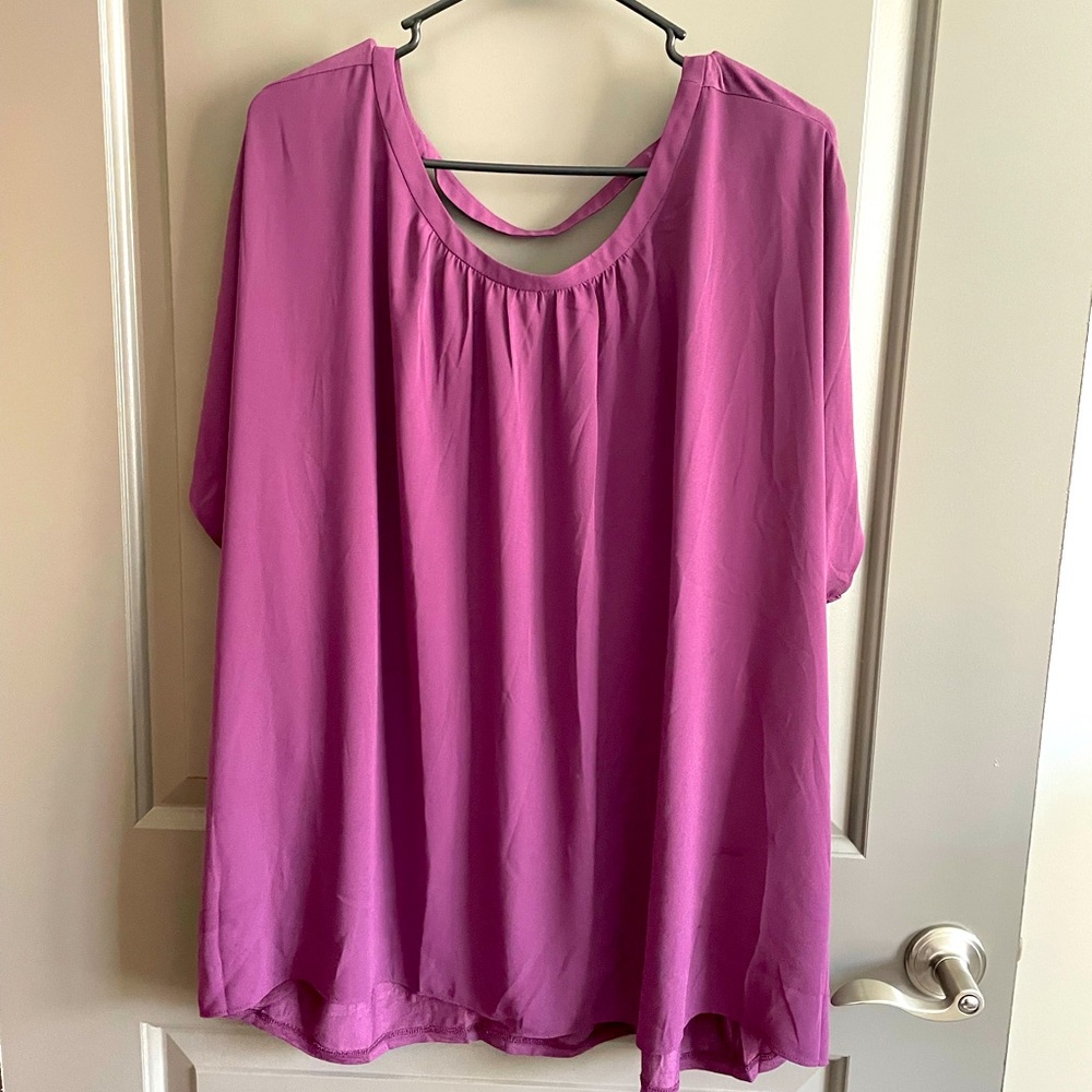 Loft purple shell blouse